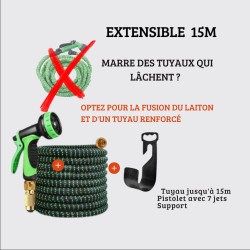 TUYAU ARROSAGE EXTENSIBLE 15m